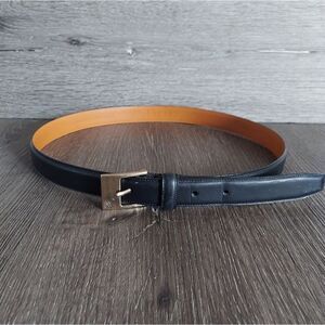 Lauren Ralph Lauren Black Leather Belt Large